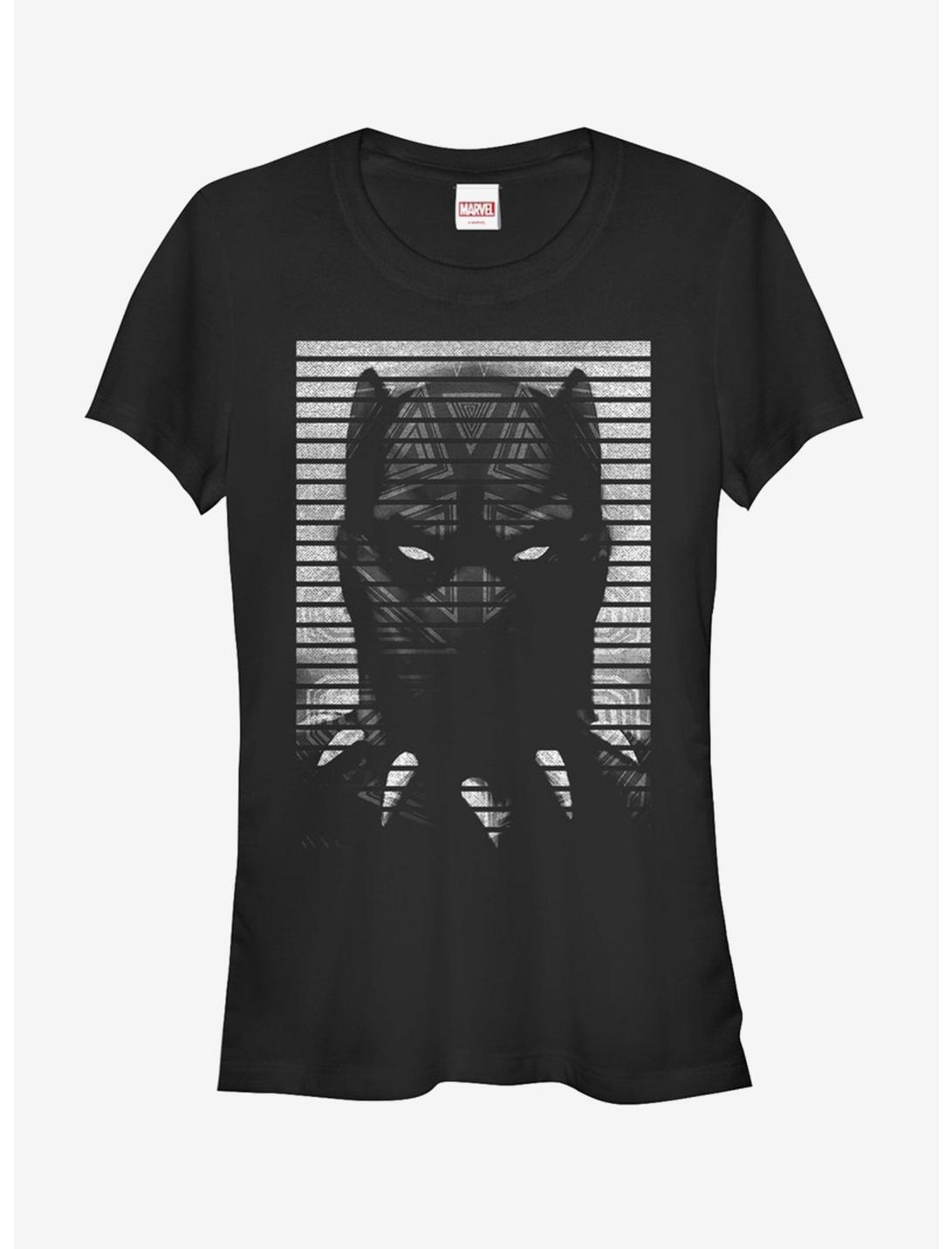 Marvel Black Panther Striped Profile Girls T-Shirt