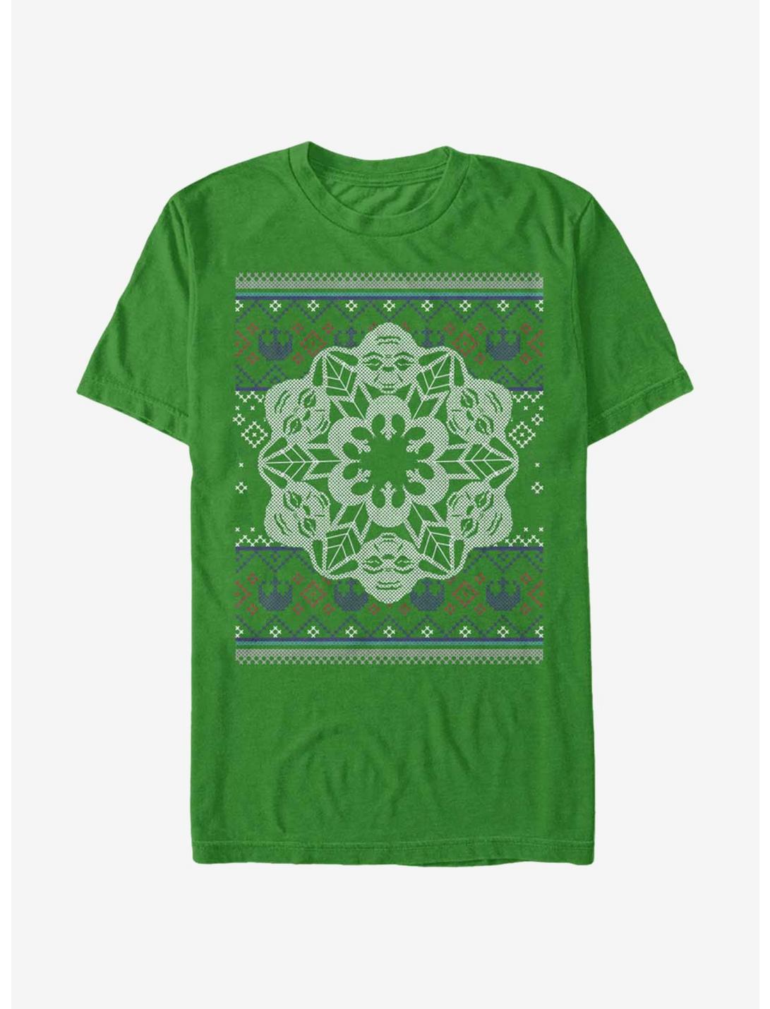 Star Wars Christmas Yoda Snowflake T-Shirt