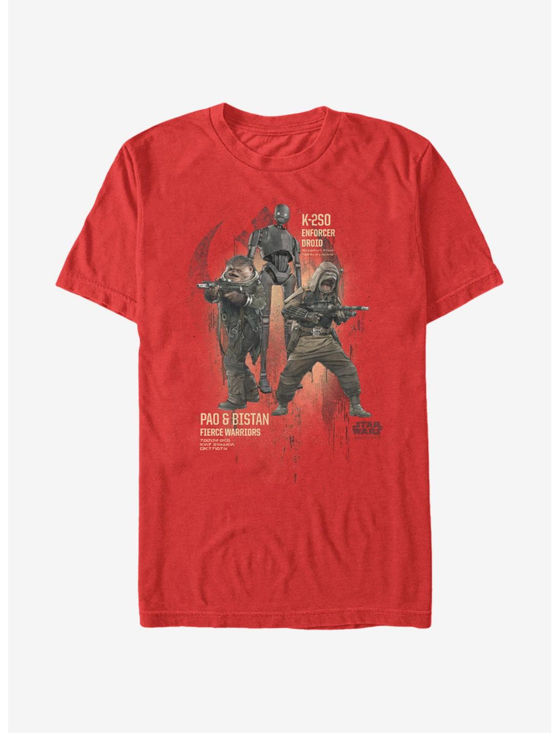 Star Wars Rebel Warriors Pao Bistan K-2SO T-Shirt