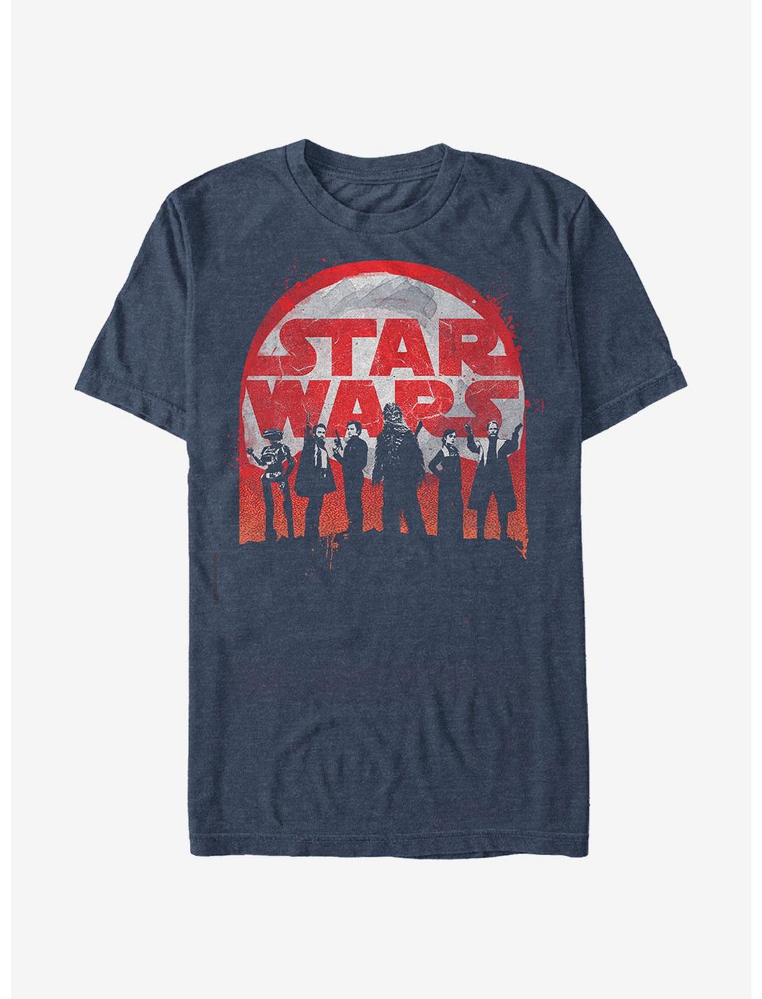 Star Wars Logo Character Splatter Print T-Shirt