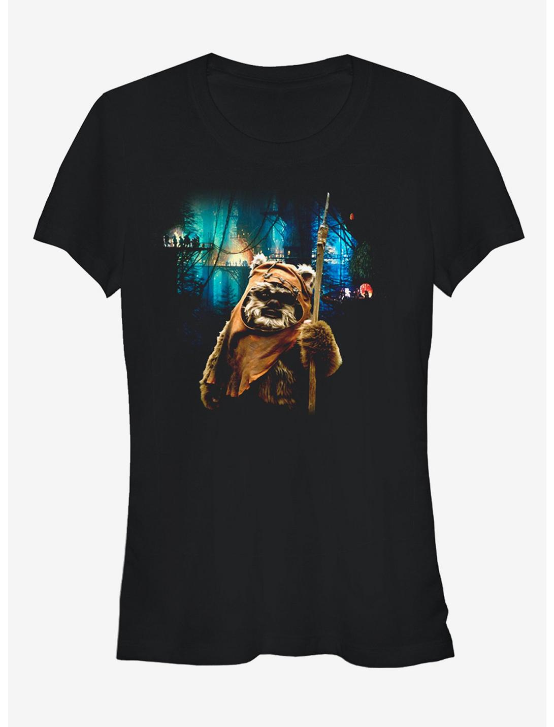 Star Wars Tree Village Wicket Ewok Girls T-Shirt