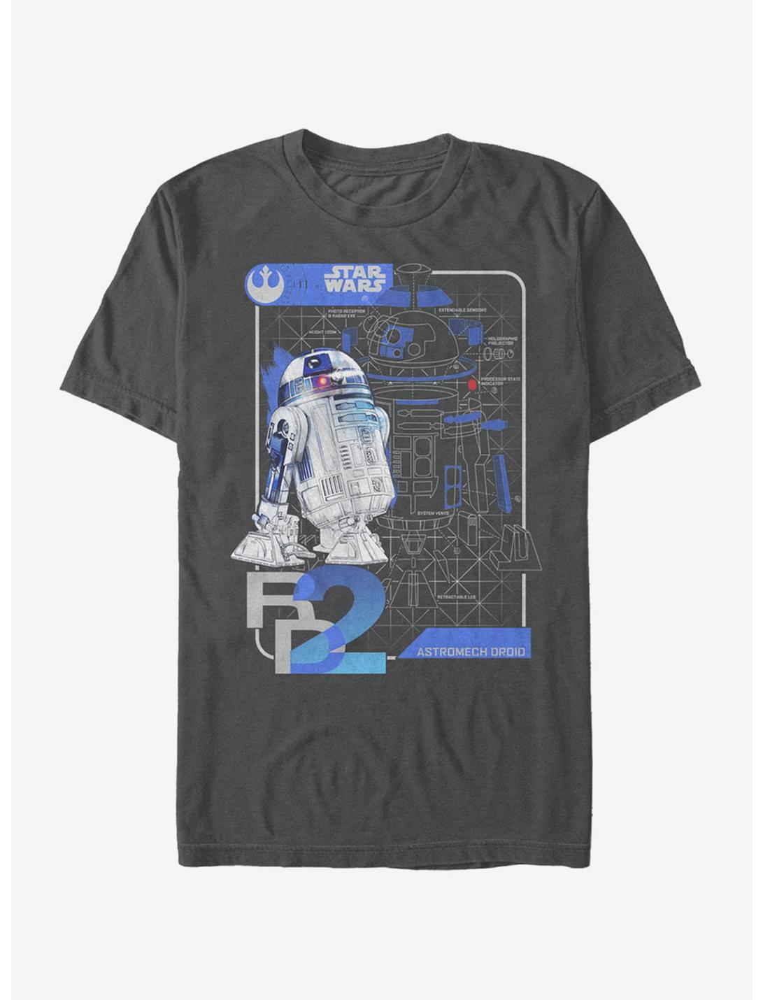Star Wars R2-D2 Schematics T-Shirt