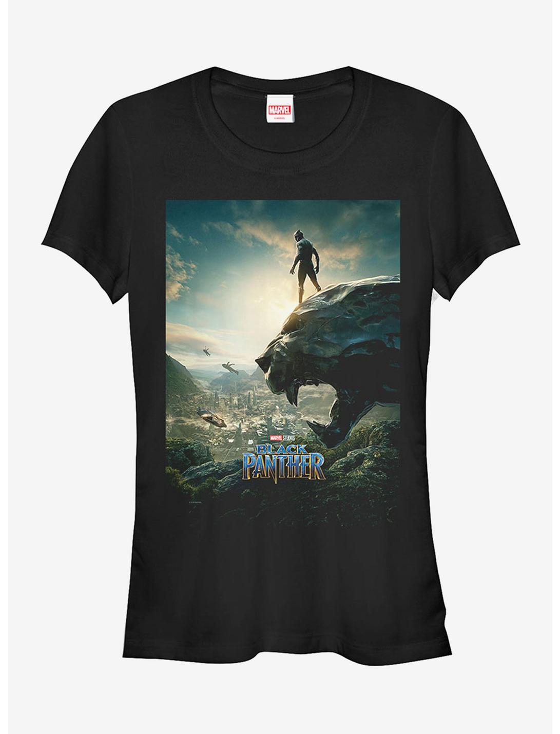 T-shirt Fille Marvel Black Panther 2018 Vue Épique