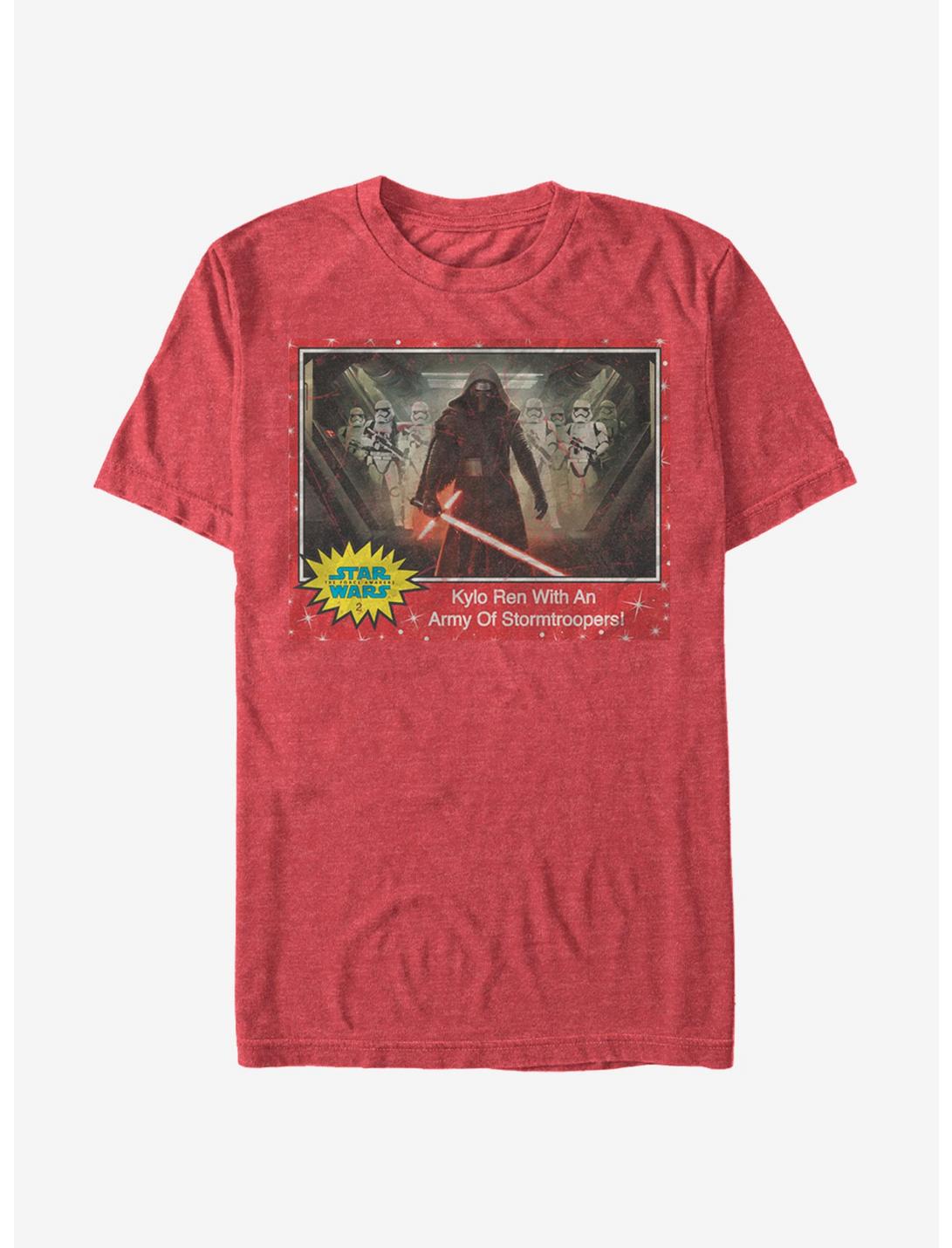 Star Wars Kylo Ren Stormtroopers Trading Card T-Shirt