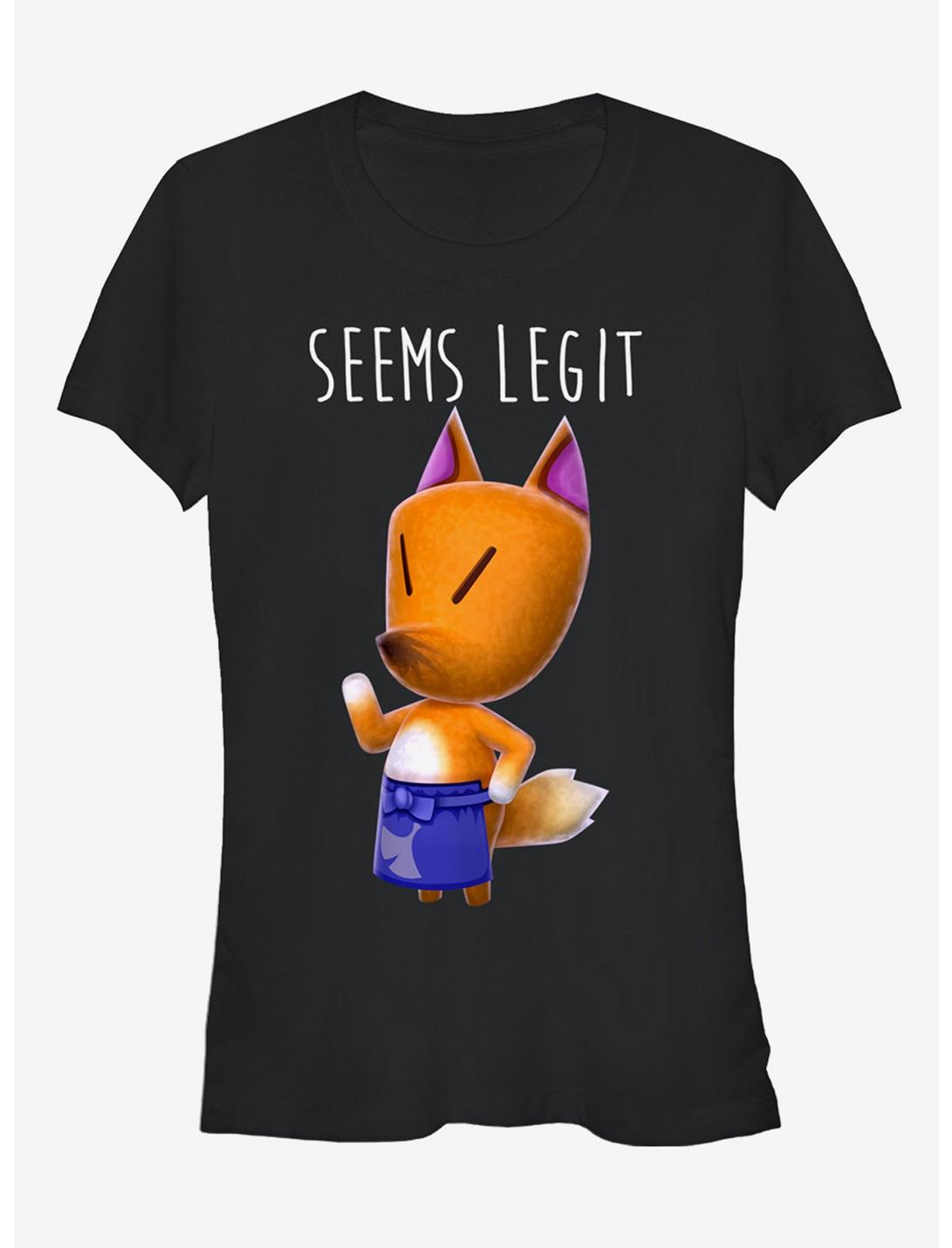 Nintendo Animal Crossing Redd the Fox Seems Legit Girls T-Shirt