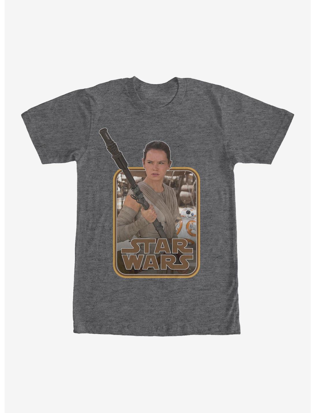 Star Wars Retro Rey and BB-8 T-Shirt