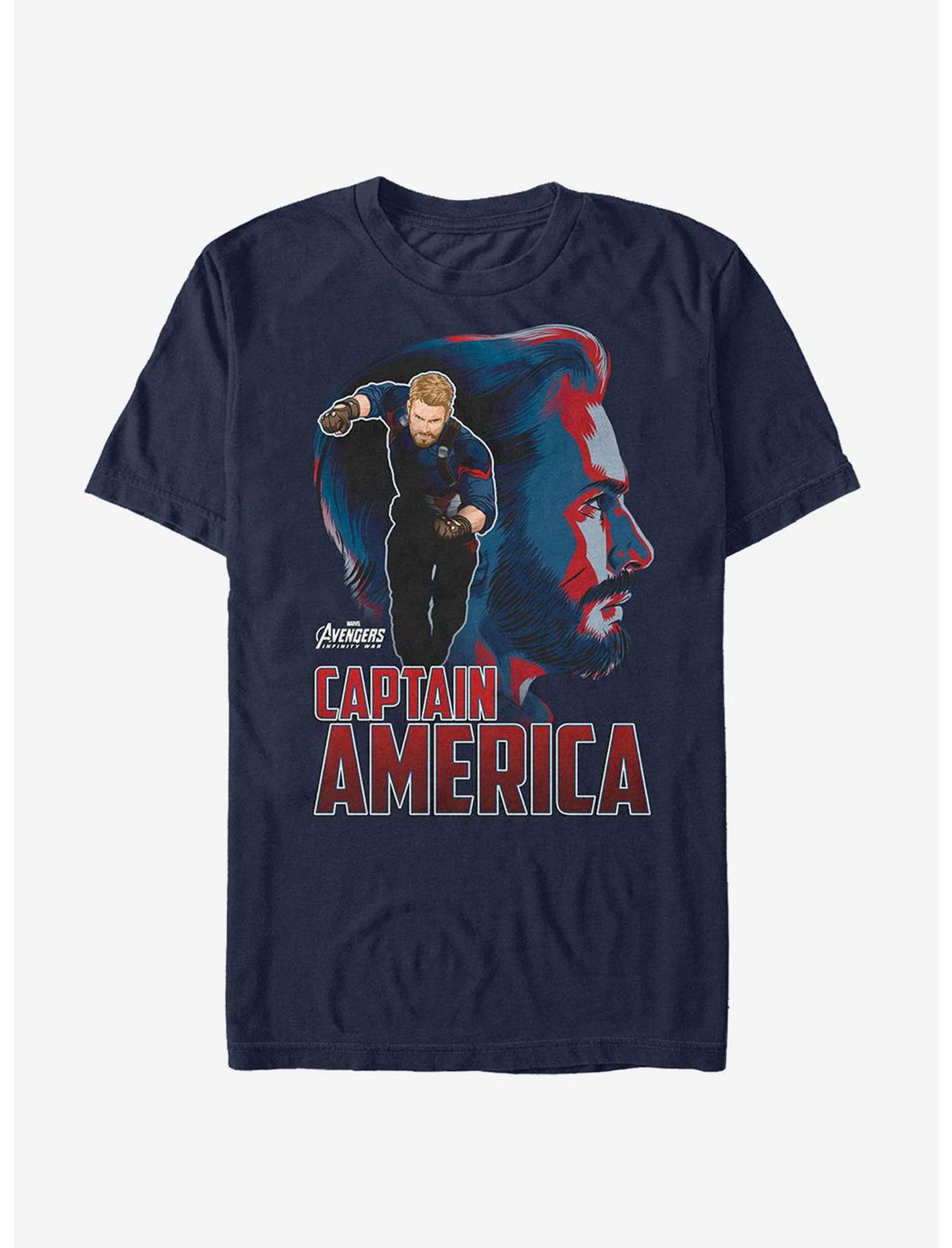 Marvel Avengers: Infinity War Captain America View T-Shirt