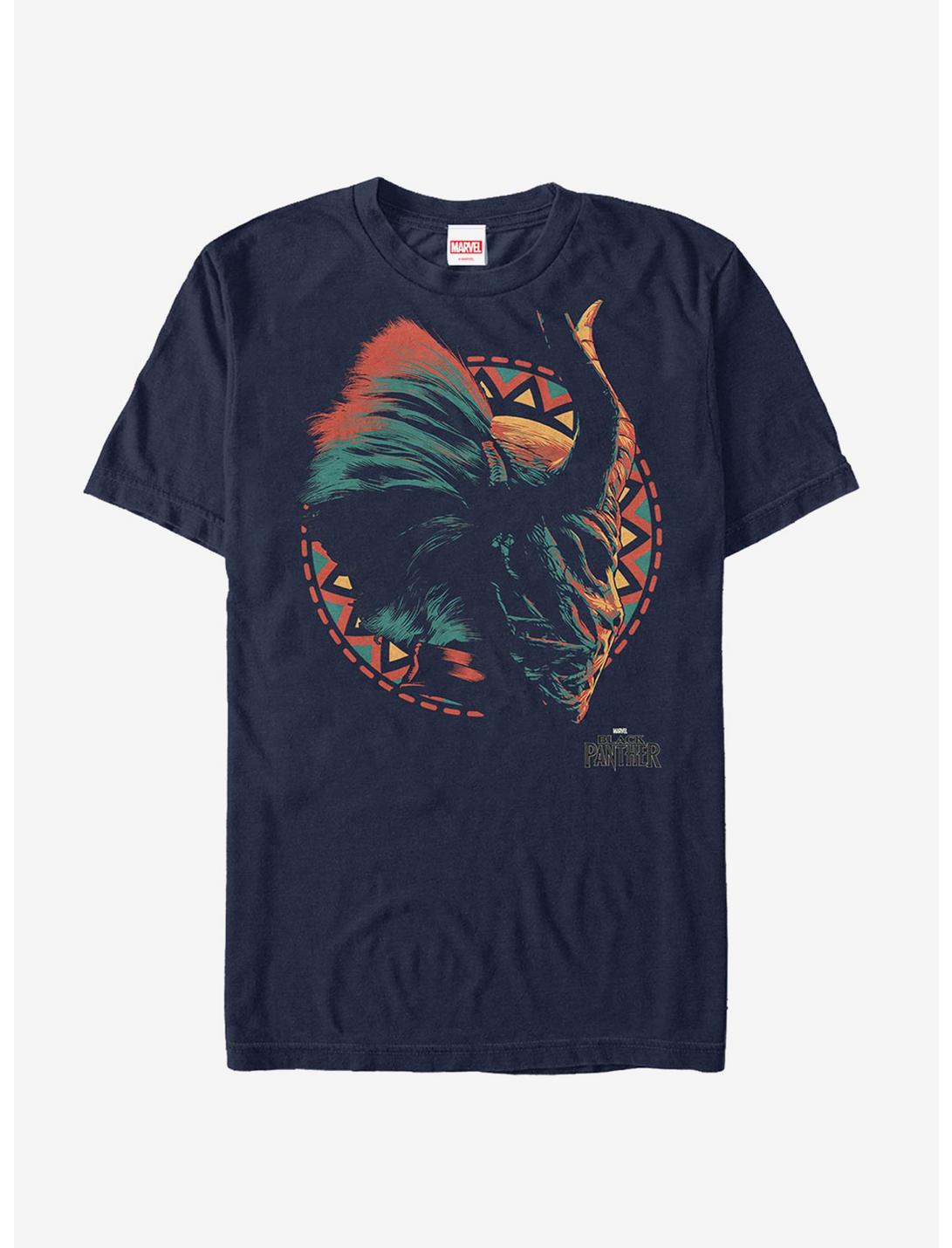 Marvel Black Panther 2018 Killmonger's Mask T-Shirt