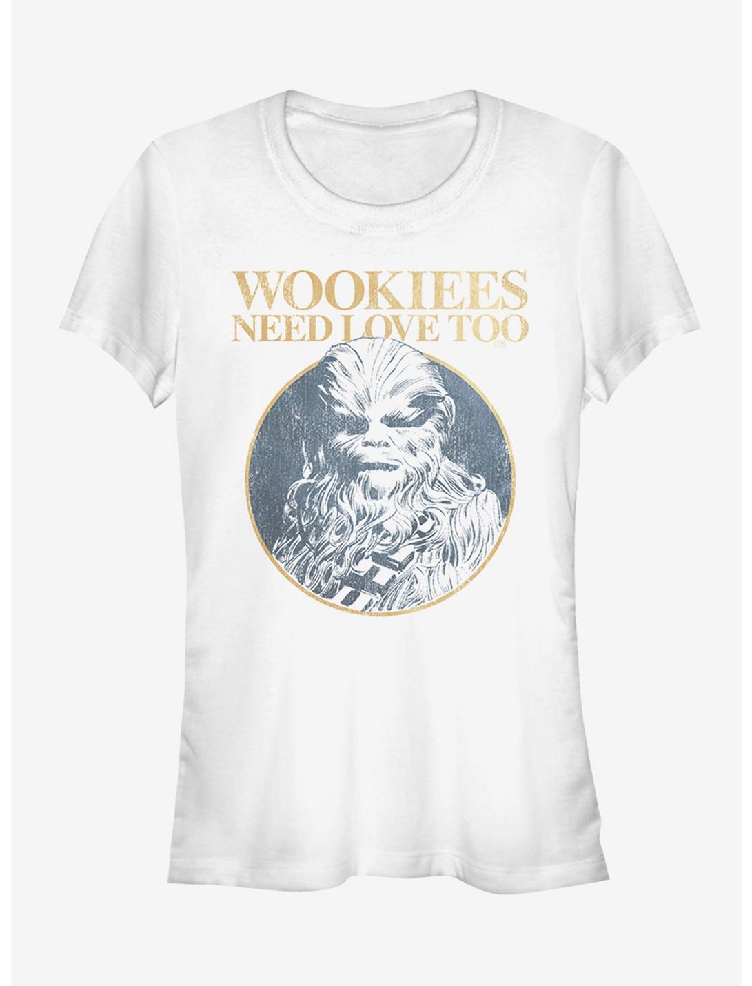 Star Wars Valentine's Day Wookiees Need Love Too Girls T-Shirt