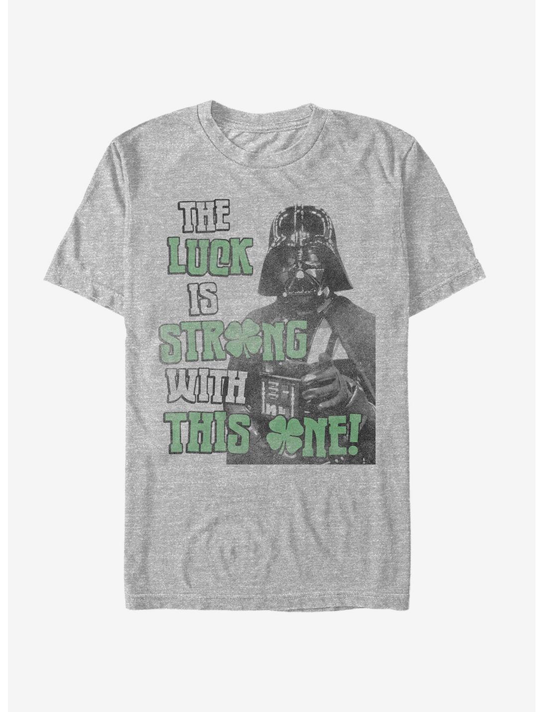 Star Wars St. Patrick's Day Darth Vader Luck Strong T-Shirt