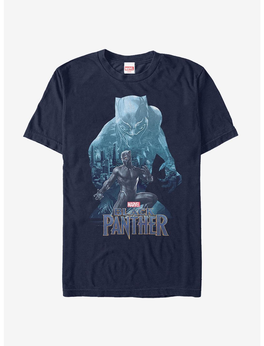 Marvel Black Panther 2018 Wakanda Silhouette T-Shirt