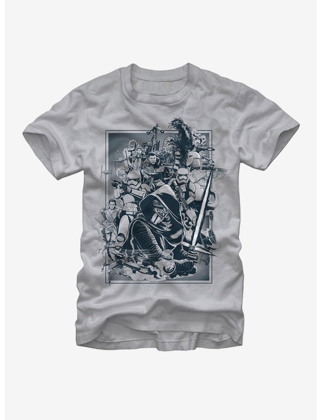 T-shirt Star Wars Épisode VII Les Personnages Le Réveil de la Force