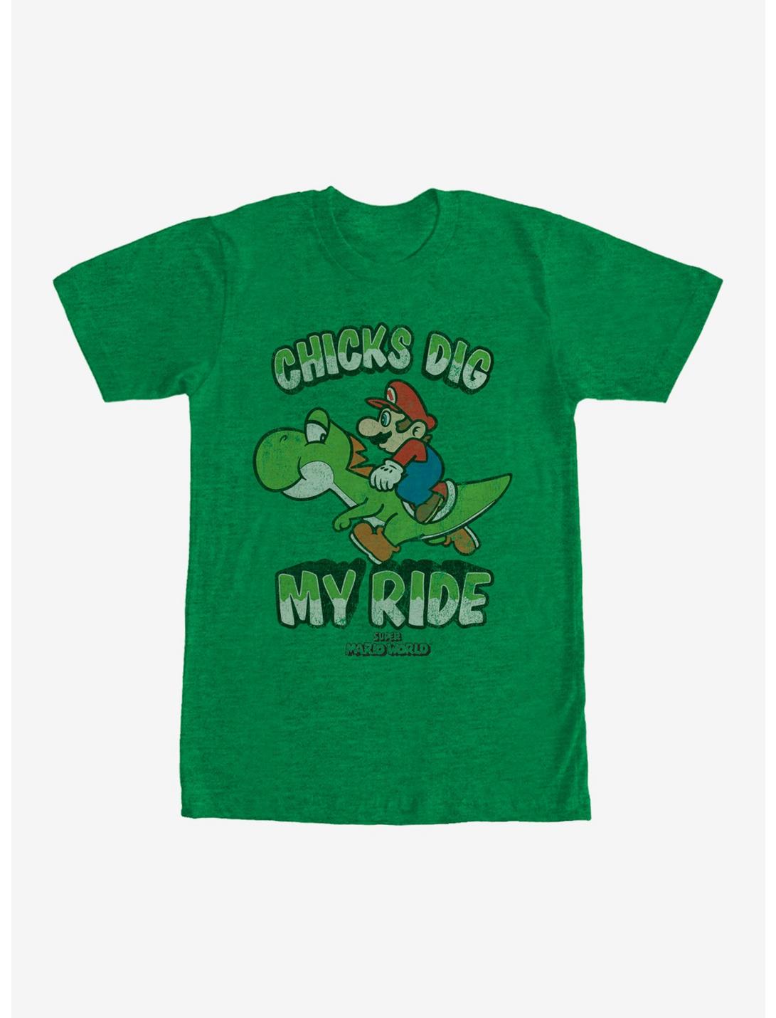 Nintendo Mario Chicks Dig Ride T-Shirt