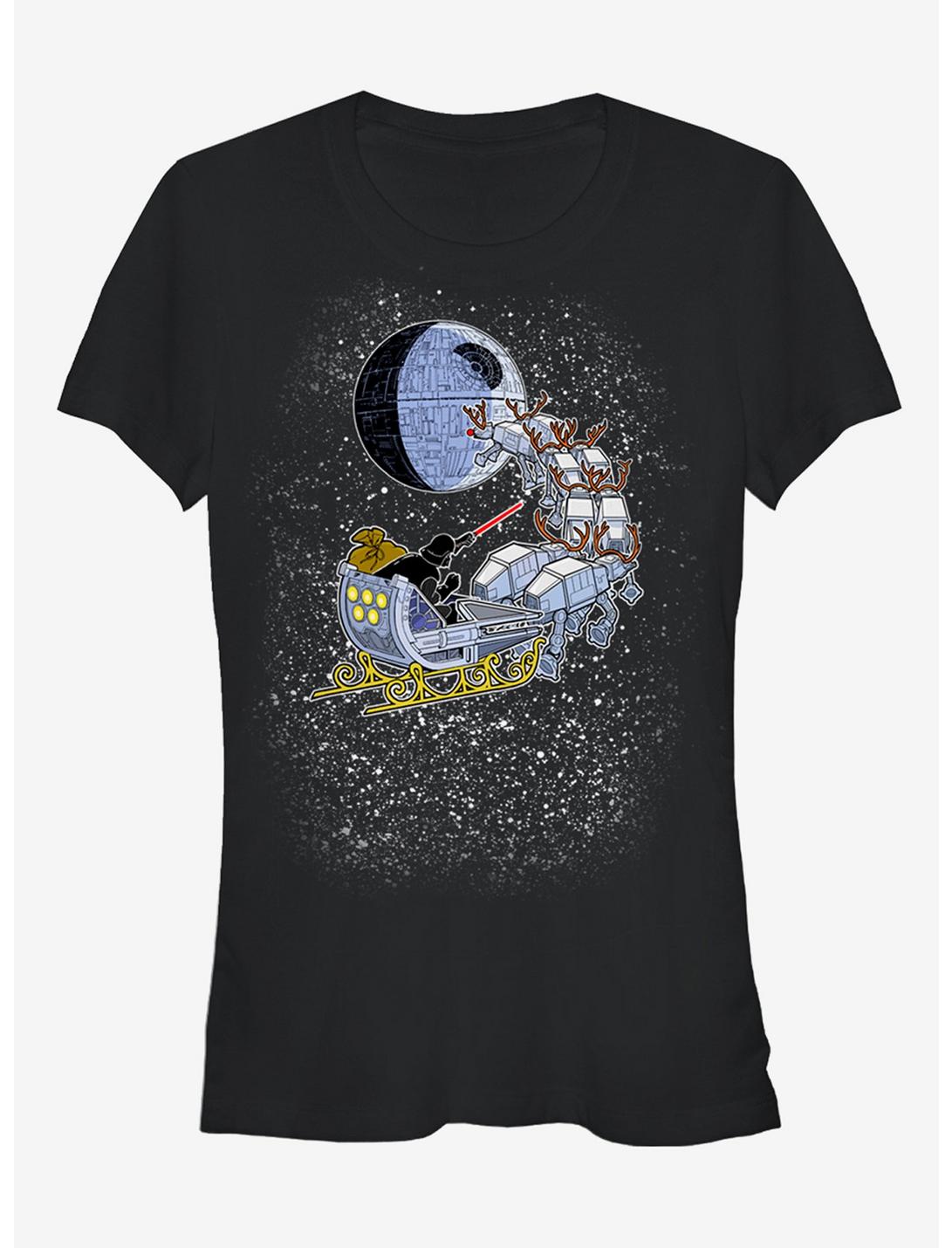 Star Wars Darth Vader Sleigh Girls T-Shirt