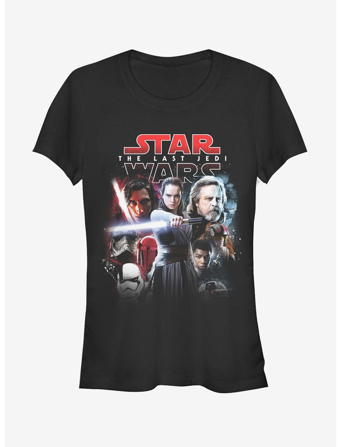 T-shirt fille Star Wars, style affiche de film