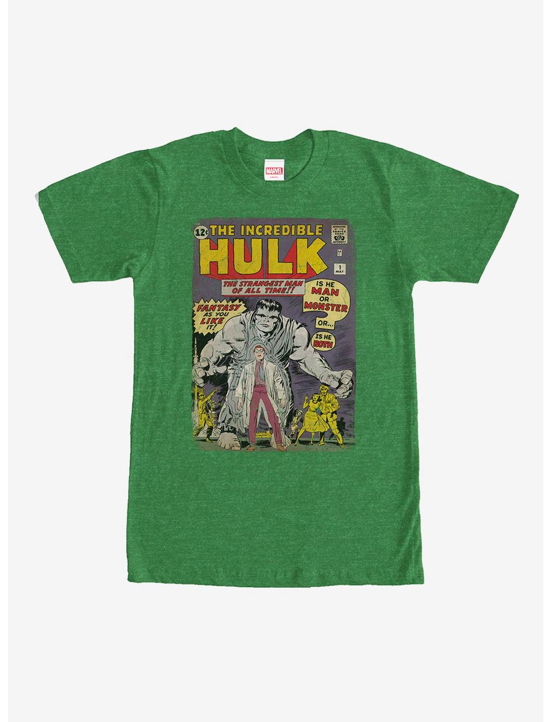T-shirt imprimé couverture de bande dessinée Hulk Marvel