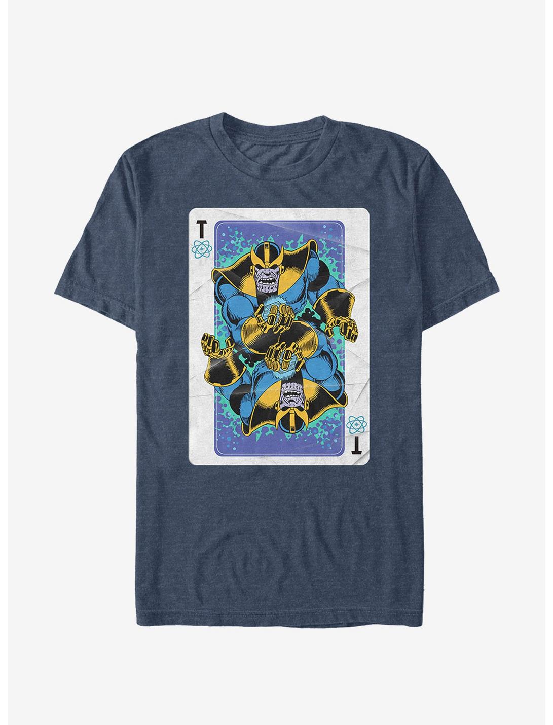 T-shirt Marvel Thanos Carte à Jouer