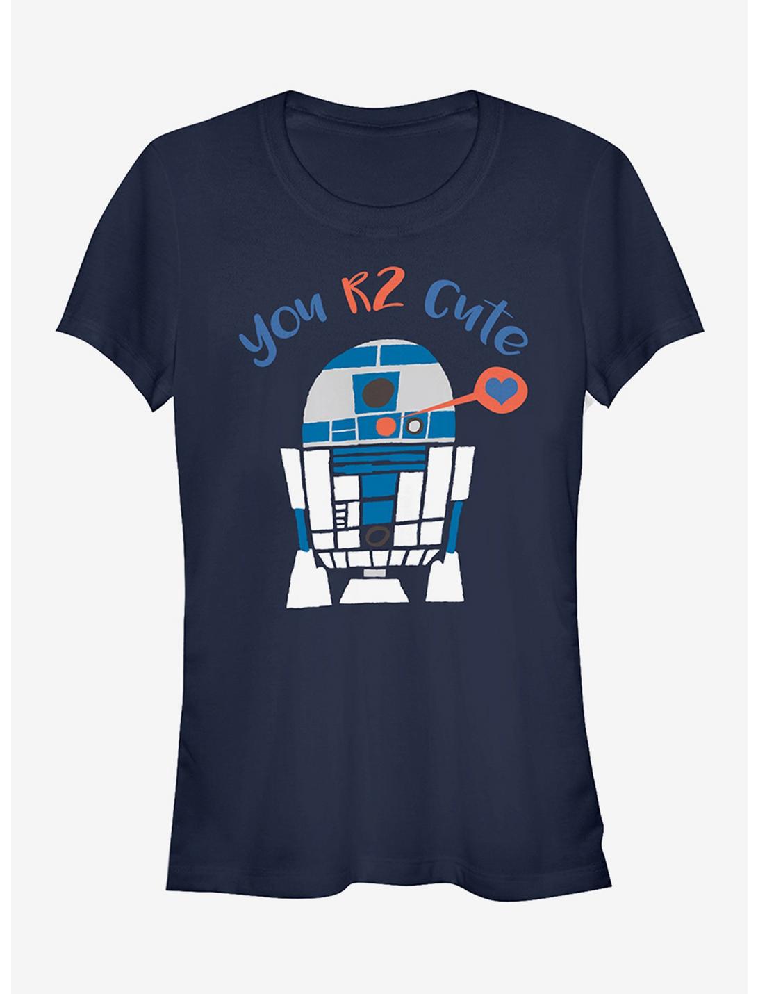 Star Wars Valentine's Day R2-D2 Too Cute Girls T-Shirt