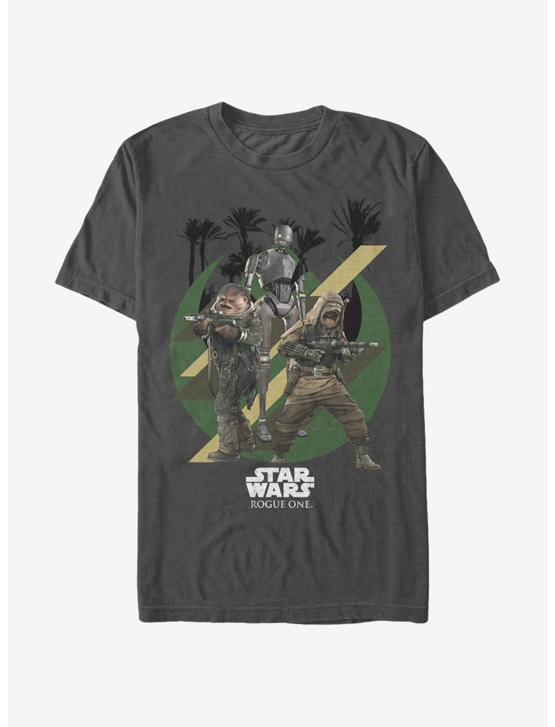 Star Wars Scarif Warriors Pao Bistan K-2SO T-Shirt