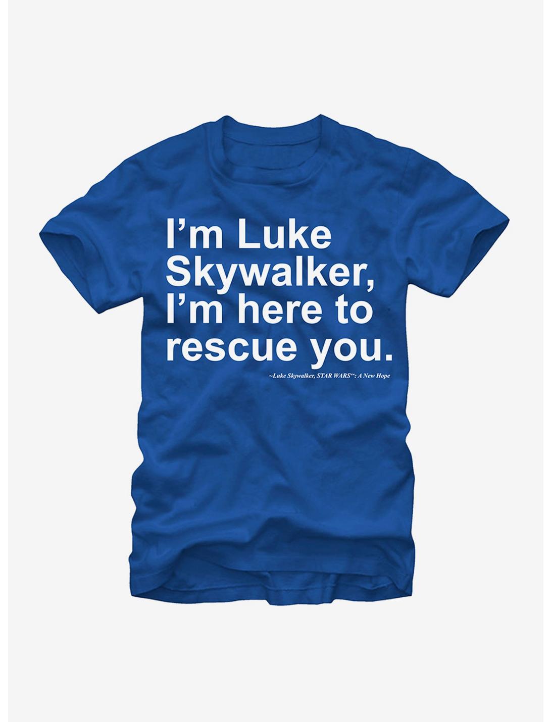 Star Wars I'm Here to Rescue You T-Shirt