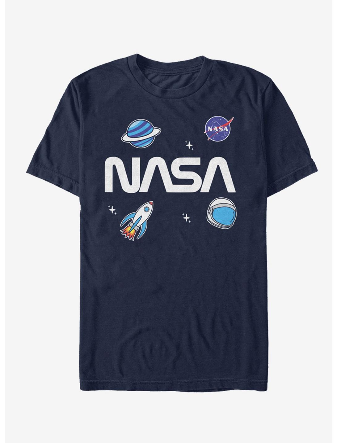 NASA Logo Space Emoji T-Shirt