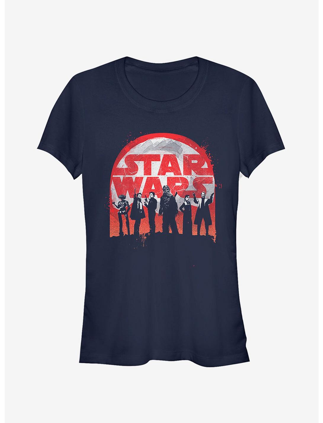 T-shirt fille Star Wars - Logo Personnage Effet Peinture