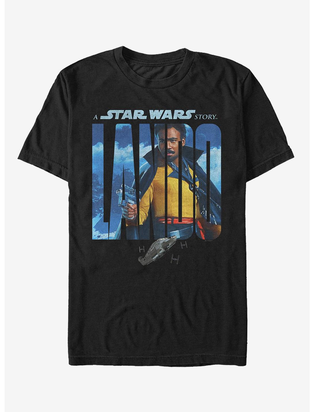 Star Wars Solo A Star Wars Story Lando Name Movie Poster T-Shirt