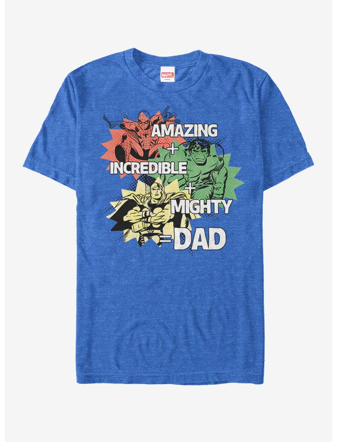 Marvel Father's Day Avengers Dad Qualities T-Shirt