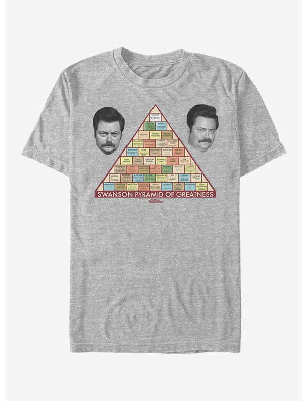 Parks & Recreation Pyramid of Greatness T-Shirt