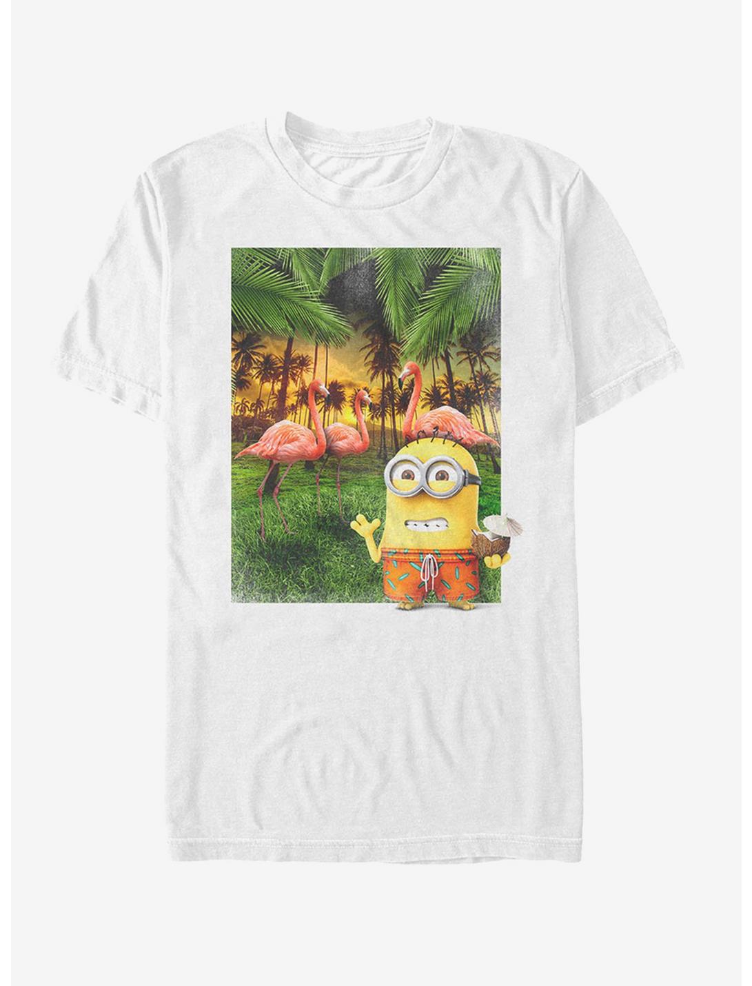 Minion Flamingo Vacation T-Shirt