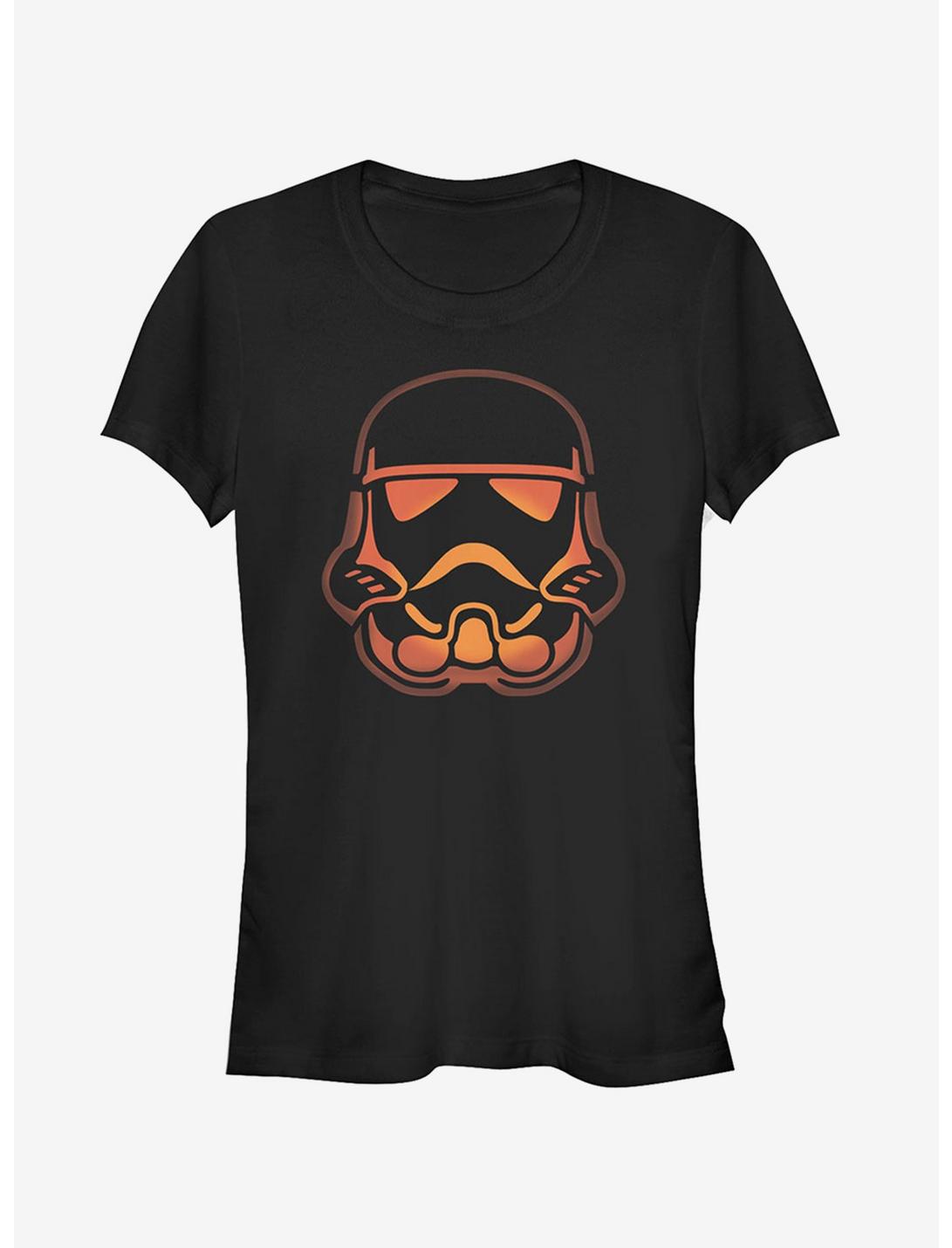 T-shirt Fille Citrouille Stormtrooper Halloween Star Wars