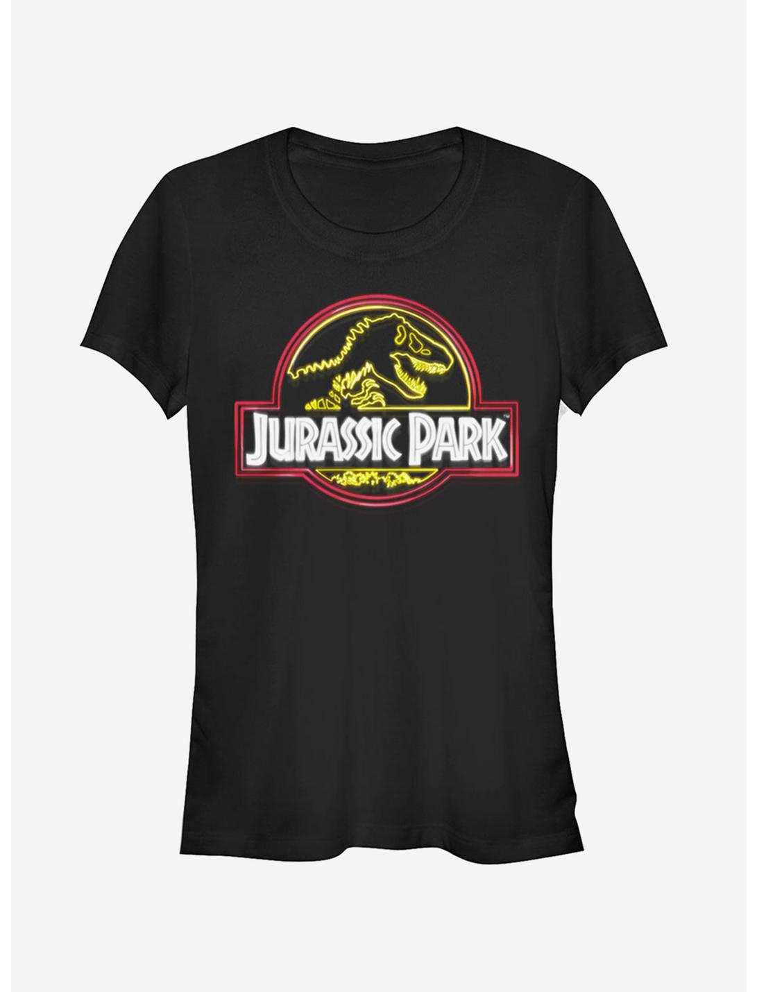 Neon T Rex Logo Girls T-Shirt