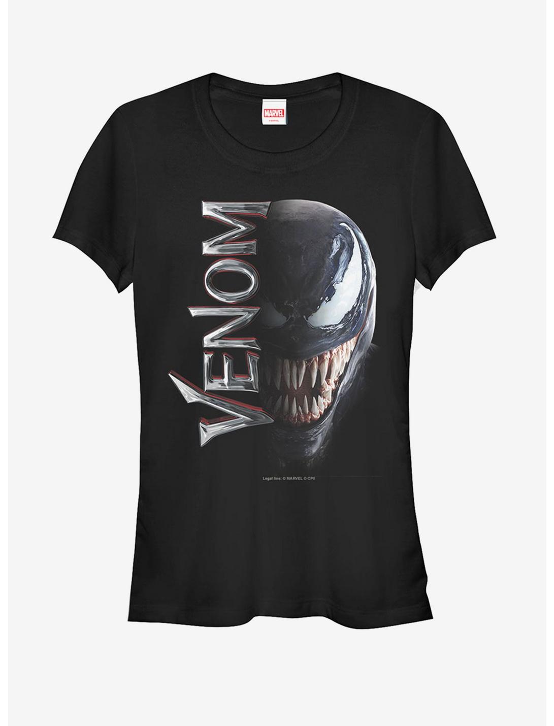 Marvel Venom Film Split Portrait Girls T-Shirt