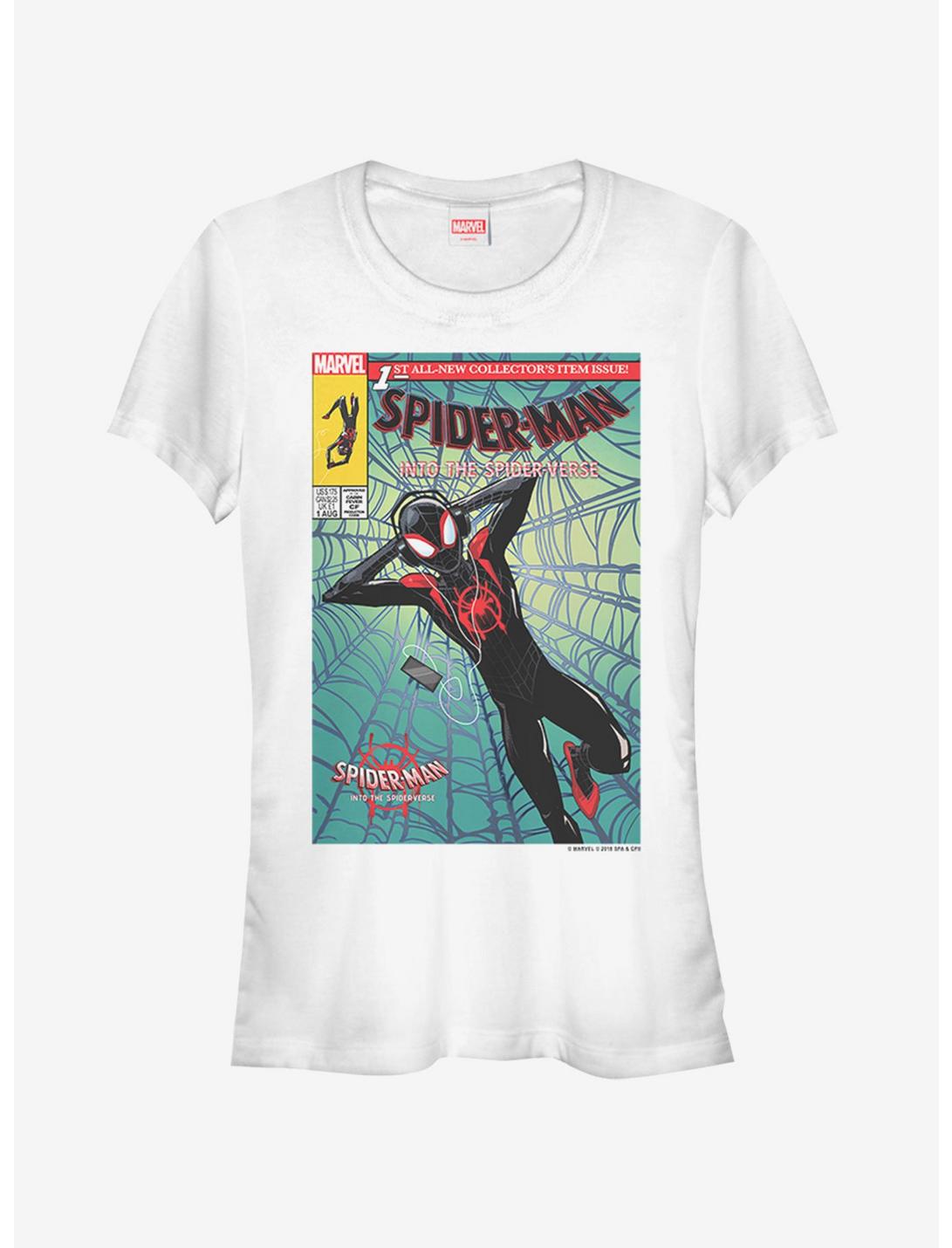 Marvel Spider-Man Spider-Verse Music Time Womens T-Shirt