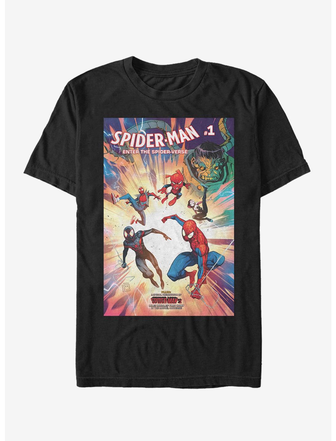 Marvel Spider-Man: Enter The Spider-Verse Number One T-Shirt