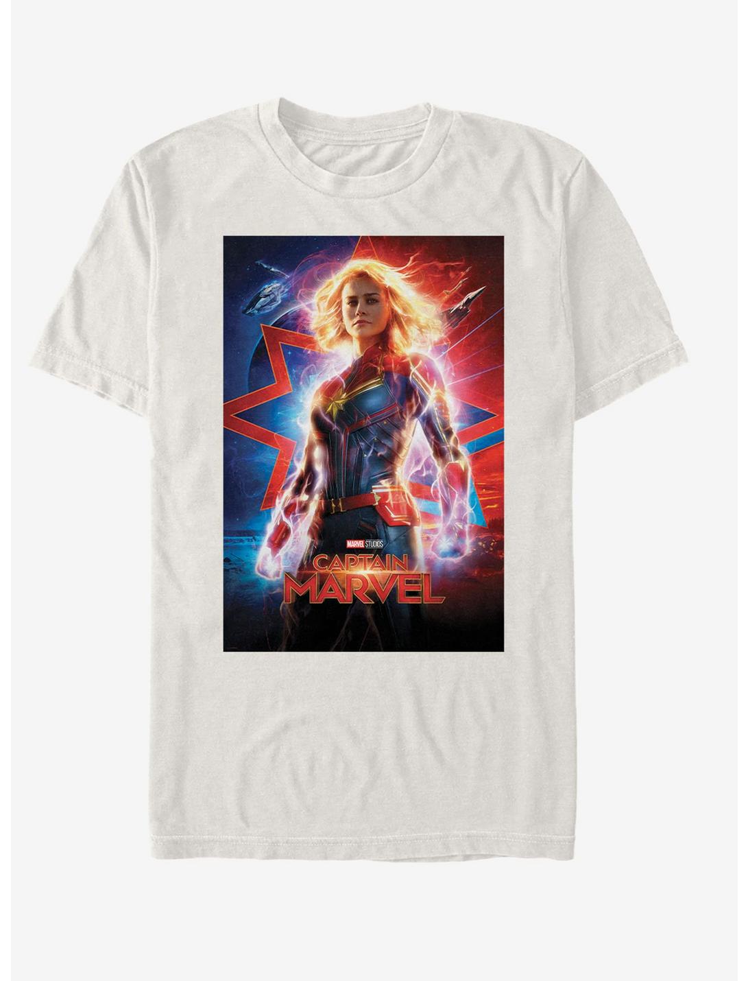 Marvel Captain Marvel Poster T-Shirt