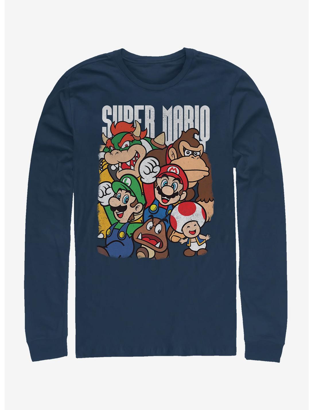 Super Mario Super Grouper Long-Sleeve T-Shirt
