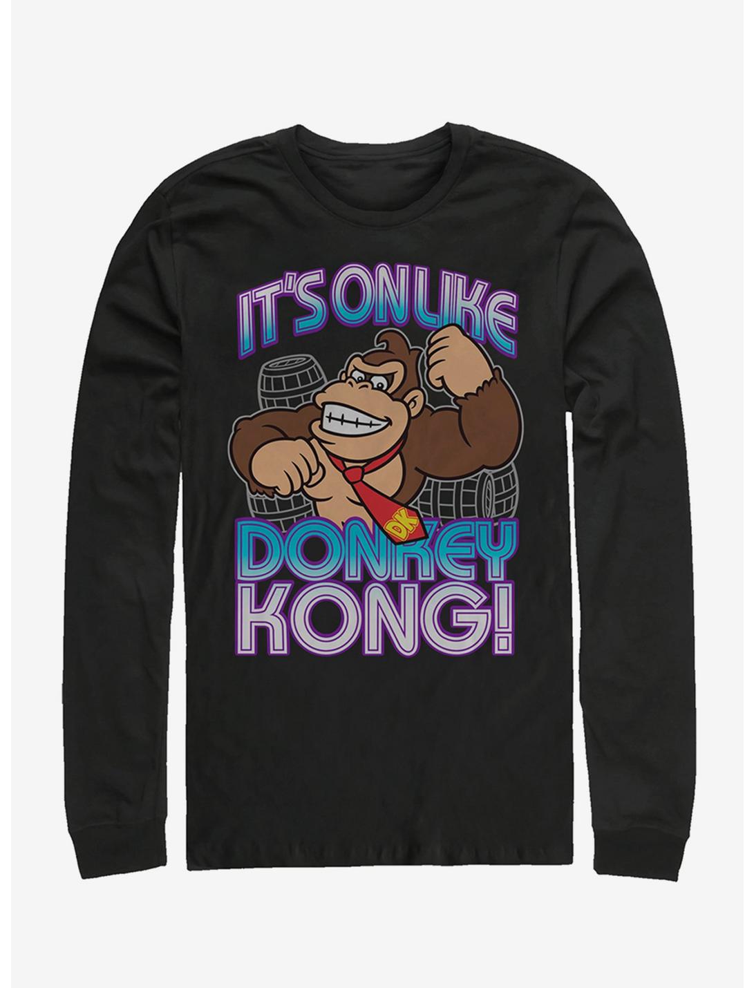 Nintendo Donkey Kong It's On Long-Sleeve T-Shirt