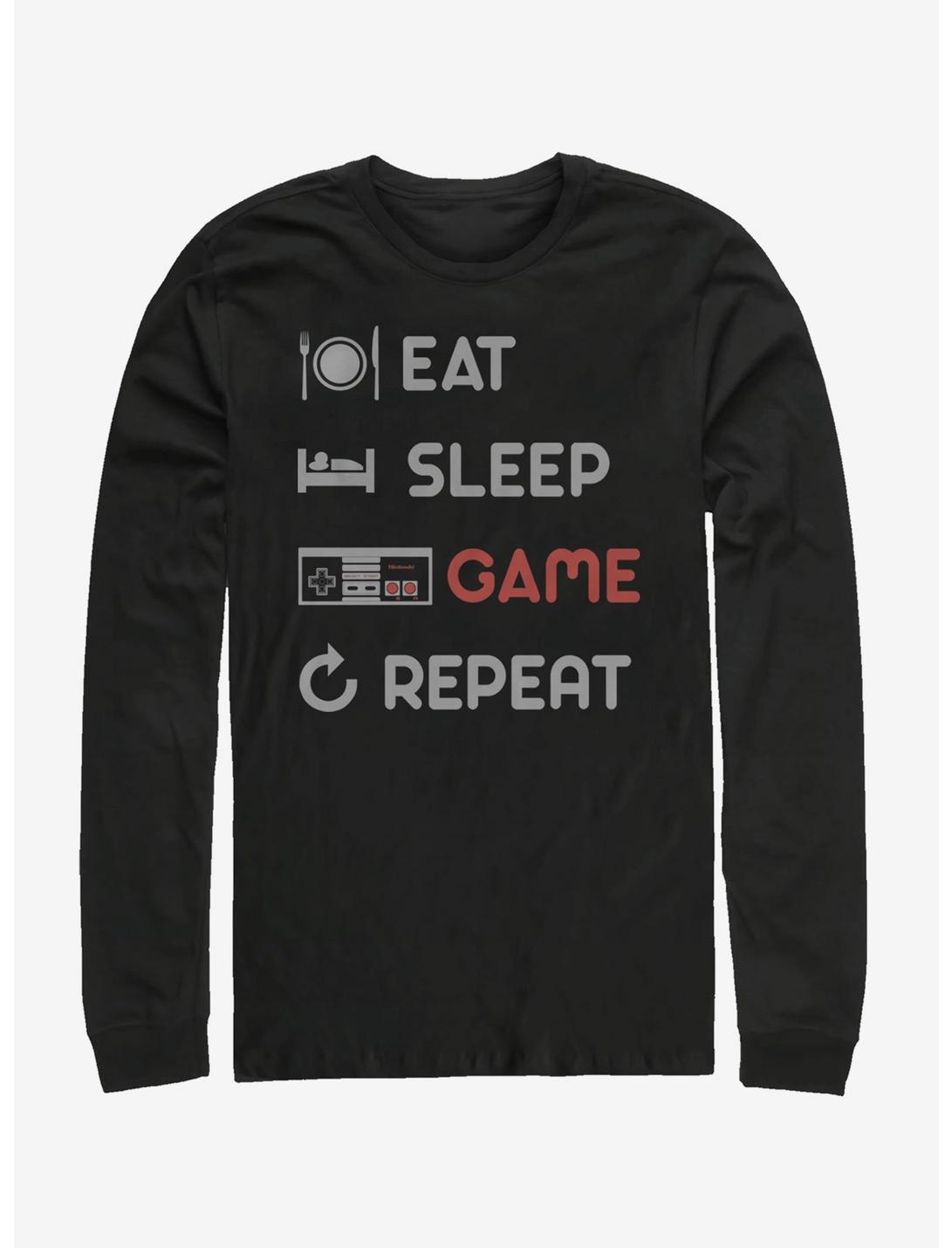 Nintendo Game Repeat Long-Sleeve T-Shirt
