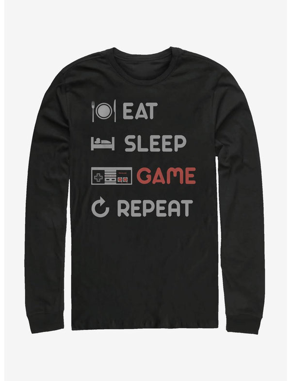 Nintendo Game Repeat Long-Sleeve T-Shirt