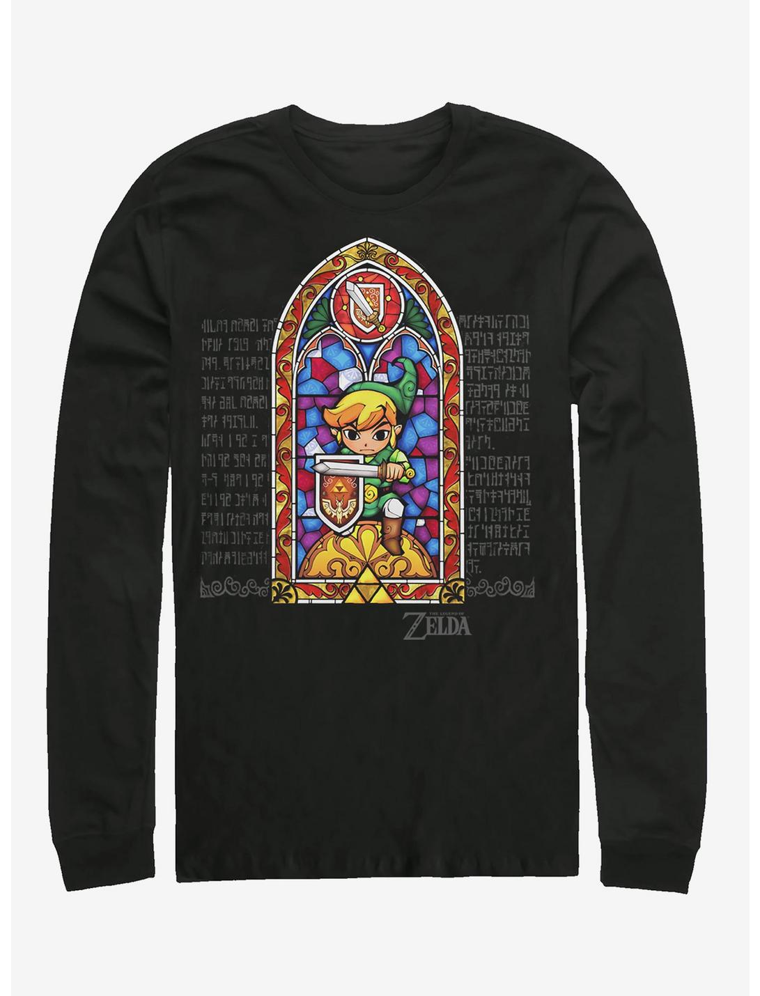 The Legend Of Zelda Stained Glass Long-Sleeve T-Shirt