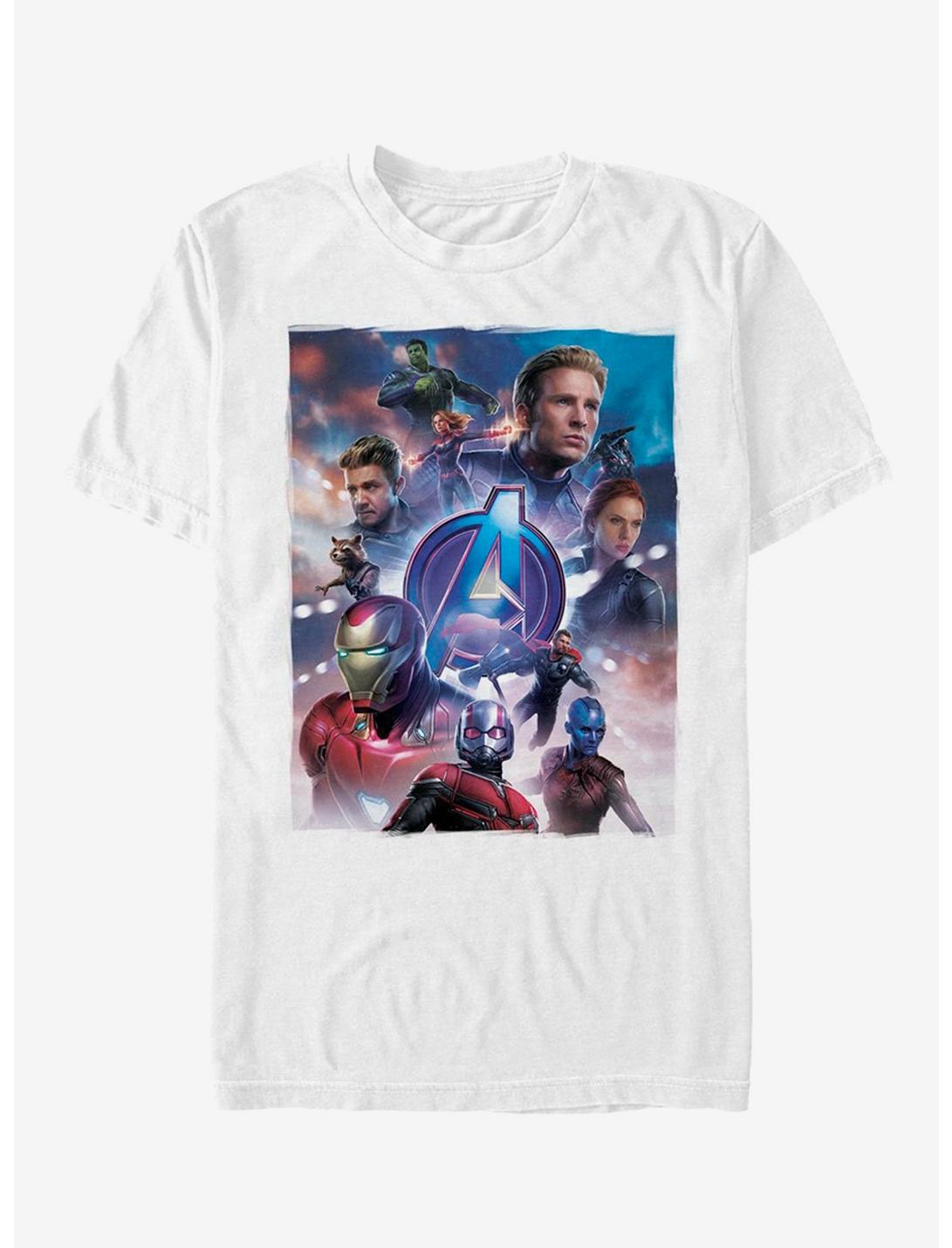 Marvel Avengers: Endgame Basic Poster White T-Shirt