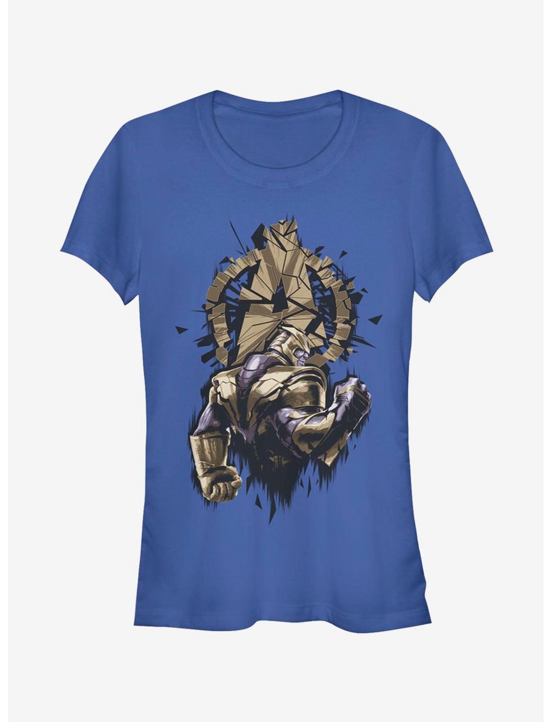 Marvel Avengers: Endgame Thanos Over Shoulder Girls T-Shirt