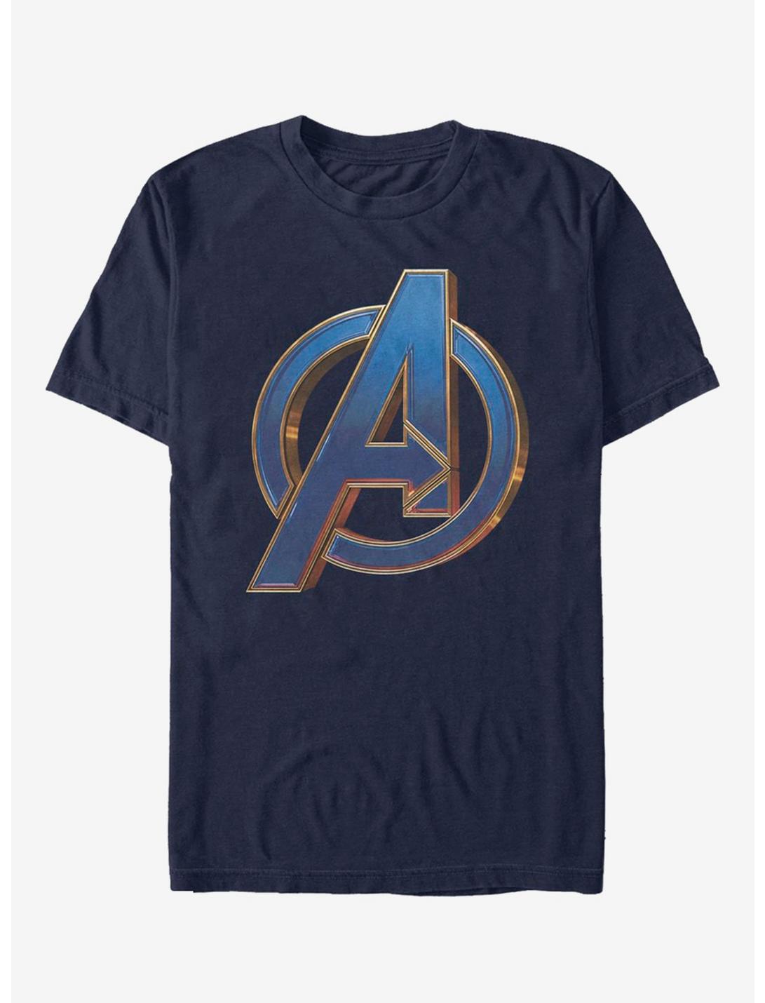 Marvel Avengers: Endgame Blue Logo Navy Blue T-Shirt