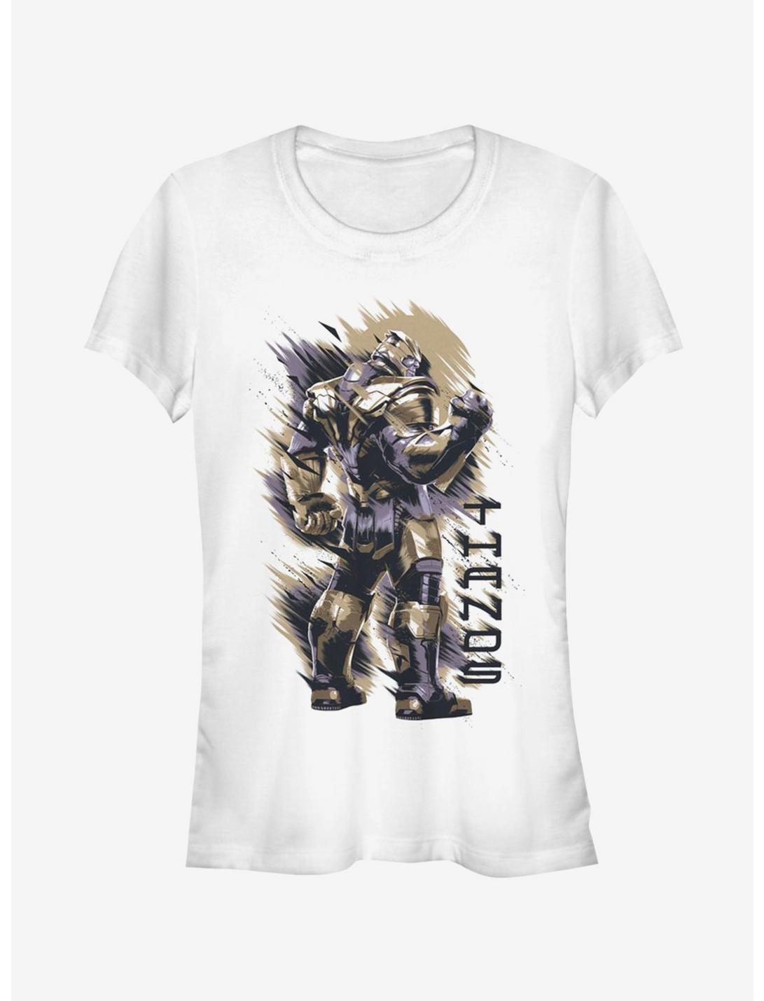 Marvel Avengers: Endgame Thanos Shoulder Girls T-Shirt
