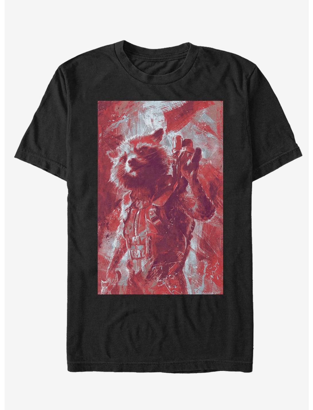 Marvel Avengers: Endgame Rocket Painted T-Shirt