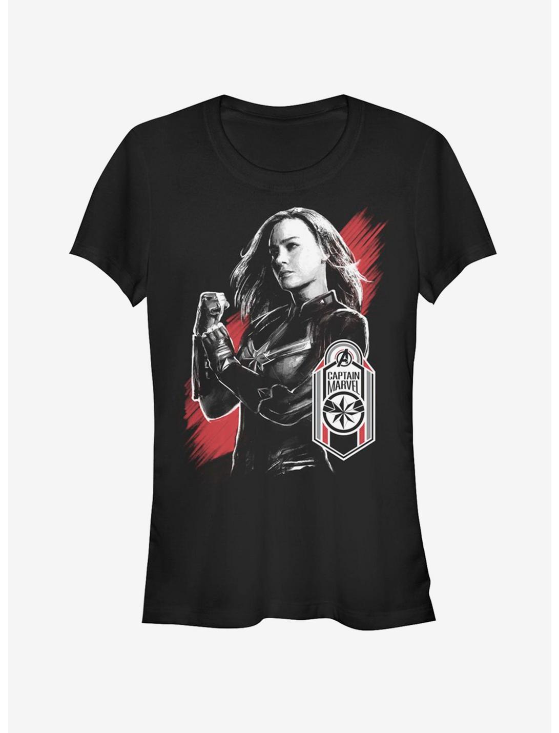 Marvel Avengers Endgame Captain Marvel Tag Girls T-Shirt