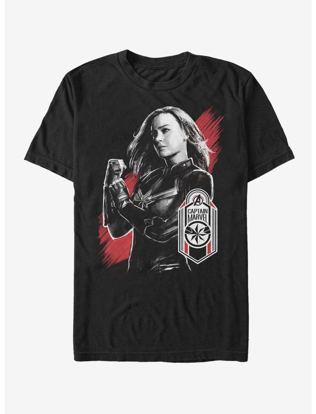 Marvel Avengers Endgame Captain Marvel Tag T-Shirt