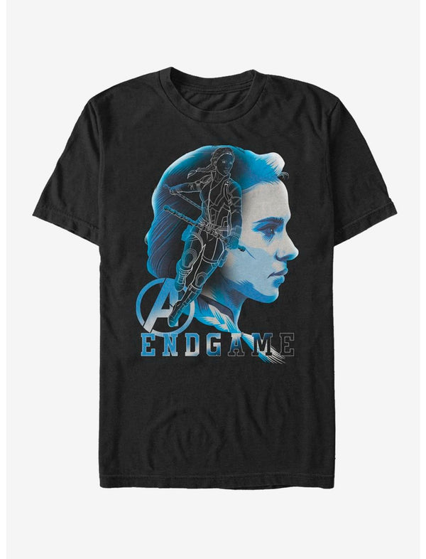 Marvel Avengers Endgame Black Widow Endgame Silhouette T-Shirt