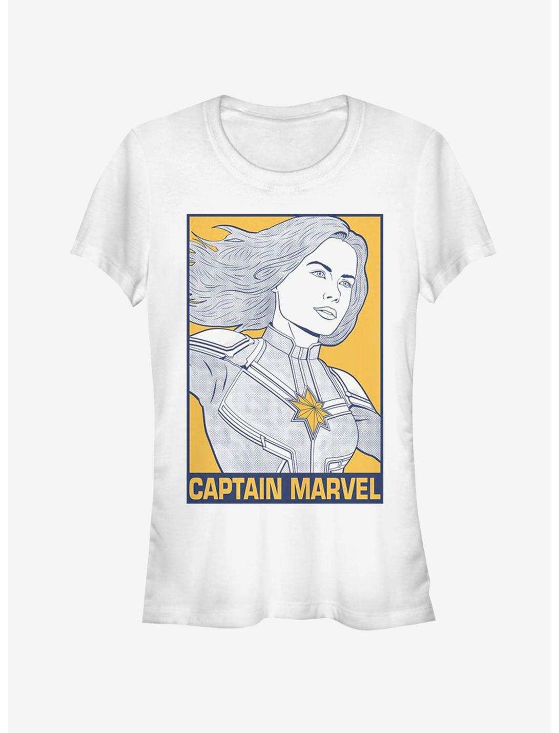 Marvel Avengers Endgame Pop Captain Marvel Girls T-Shirt